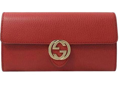 gucci red continental wallet|Gucci continental wallet sale.